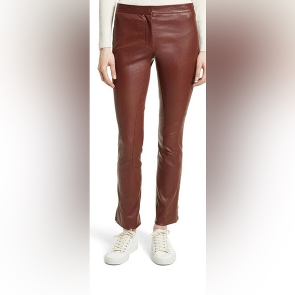 Theory Riding Pant L Deep Chestnut Bristol Leather size: 10